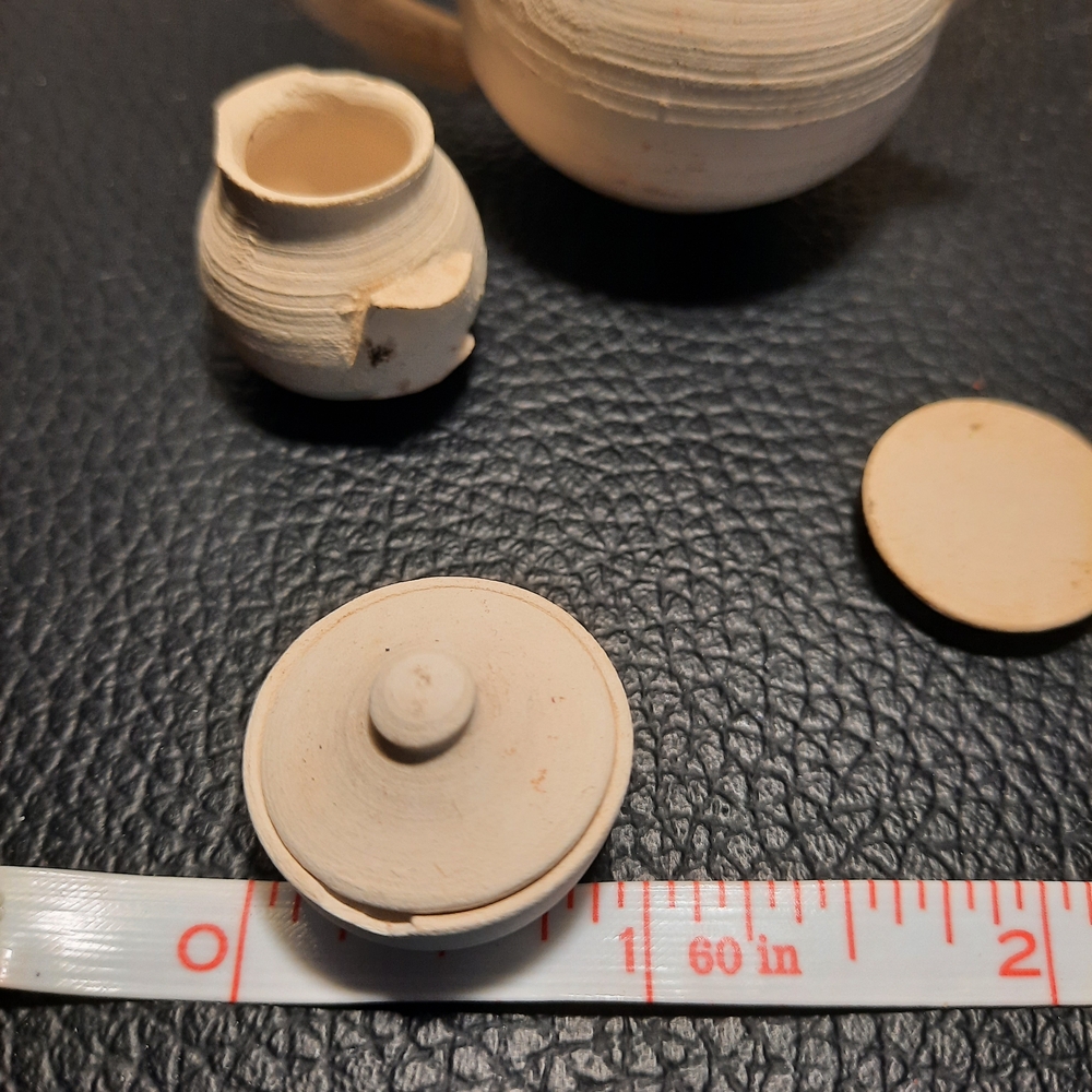 Source Unknown Cream Ceramic Tea Set - Picture 4 of 10